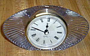 Mikasa Oval Crystal Clock