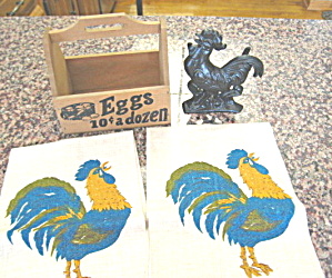 Country Rooster Kitchen Collectibles