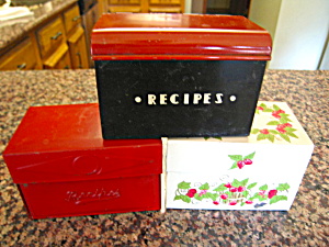 Recipe Box Vintage Assortment