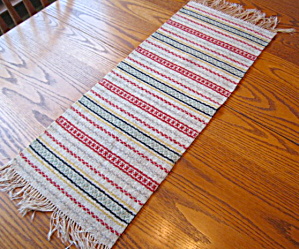 Wool Table Runner Vintage