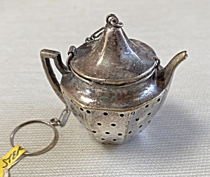 Vintage Sterling Silver Teapot Tea Ball By Webster