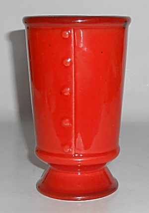 Metlox Poppy Trail Pottery Red Rooster 10 Oz Tumbler