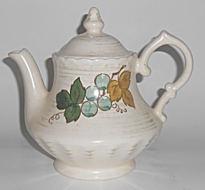 Metlox Pottery Vernon Ware Vineyard Teapot