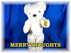 Cream Colored Merrythoughts Teddy Bear 16 Inches Tall