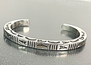 Andrea Vacc Navajo Sterling Silver Cuff Bracelet