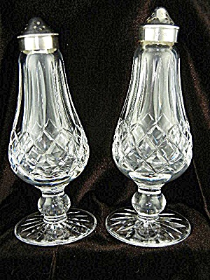 Waterford Crystal Lismore Salt And Pepper Set Footed