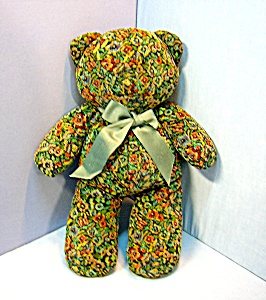 Hand Crafted Fabric 18 Inch Teddy Bear