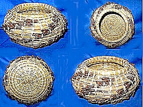 Contemporary Native American Pine Needle Basket
