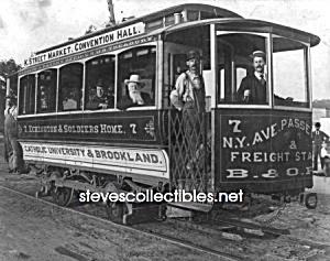 C.1890 Washington D.c. Streetcar Photo - 8 X 10