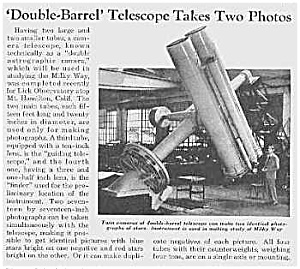 1939 Lick Observ. Calif. Telescope Article