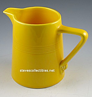 Vintage Harlequin Pottery Pitcher - Sunshine Yellow