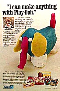 1974 Play-doh Toy Nostalgia Ad Remember?