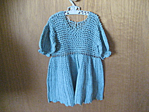 Green Crochet Child's Dress