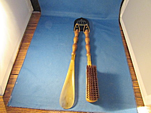 Shoe Horn And Brush Set