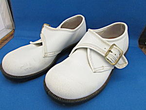 Child's White Sturdy Steppers Shoes