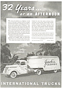 1938 International 3 4 Ton Truck Tractor Ad Ad0160