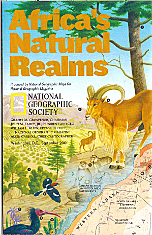 Africa S Natural Realms Nat Geo Map Ma0013