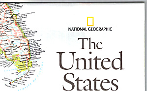 The United States Nat Geo Map Ma0021