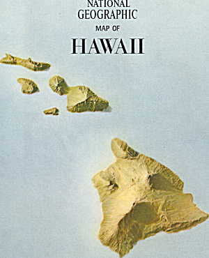 Hawaii And Midway Nat Geo Map Ma0033