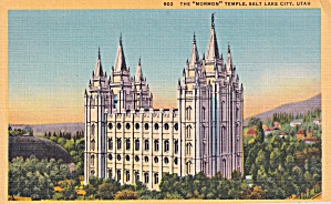 Salt Lake City The Mormon Temple P41492f