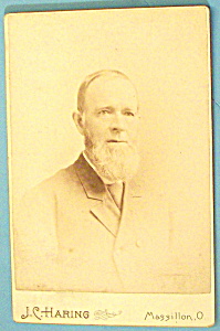Cabinet Photo Of A Bearded Man - Peter Hensel