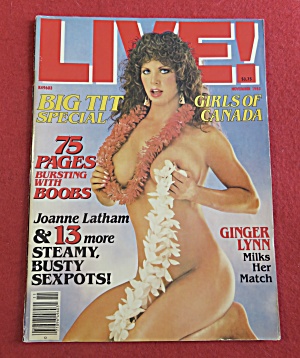 Live Magazine November 1985 Ginger Lynn
