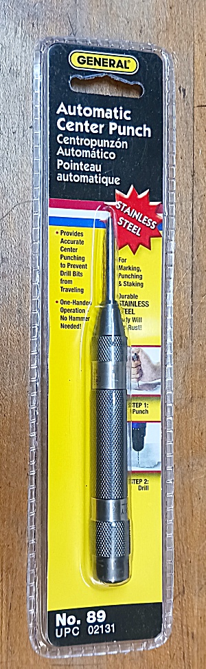 Automatic Center Punch General No. 89 Stainless
