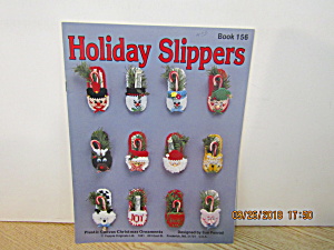 Kappieoriginals Plastic Canvas Holiday Slippers #156