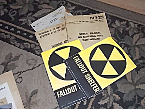 2 Never Used Fallout Shelter Signs & More