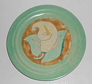 San Jose Art Pottery Calla Lily Plate #3